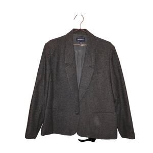 VINTAGE Impressions II wool blend gray blazer size 38